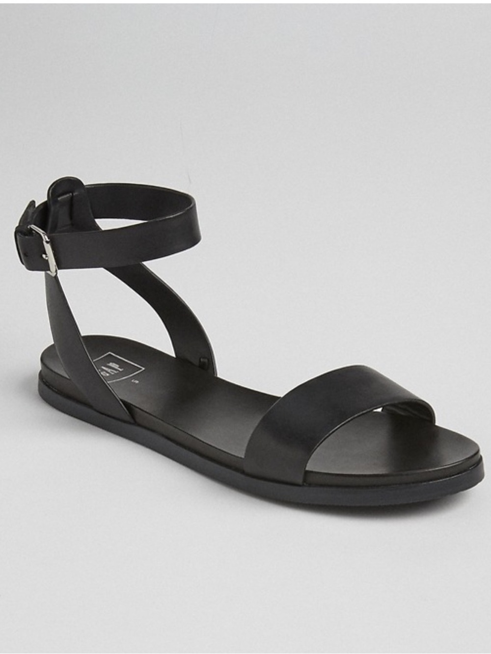 GAP Black Ankle-Strap Flat Sandals